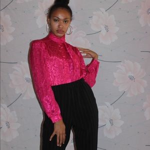 Pink Pussybow Blouse